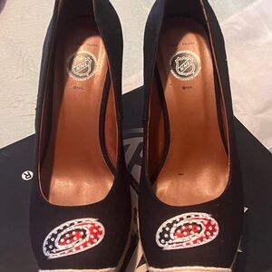 Black and Red Women's Heels